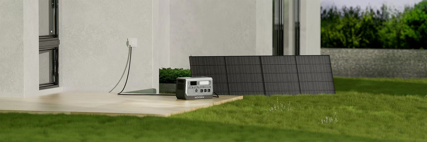 Tragbarer Energiespeicher/ Solar Powerstation NOVB2048