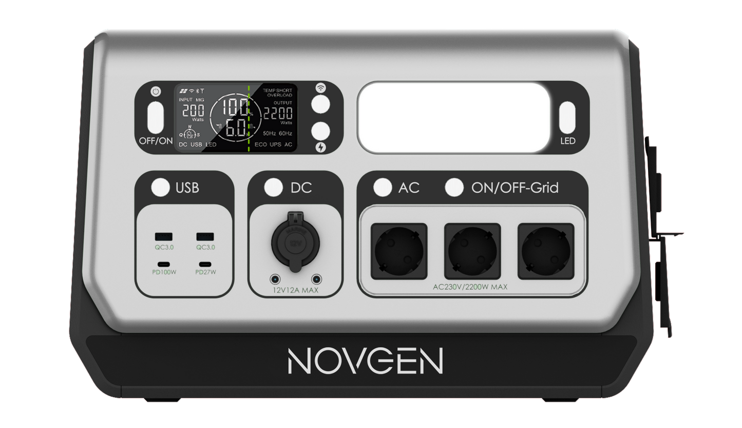 Tragbarer Energiespeicher/ Solar Powerstation NOVB2048