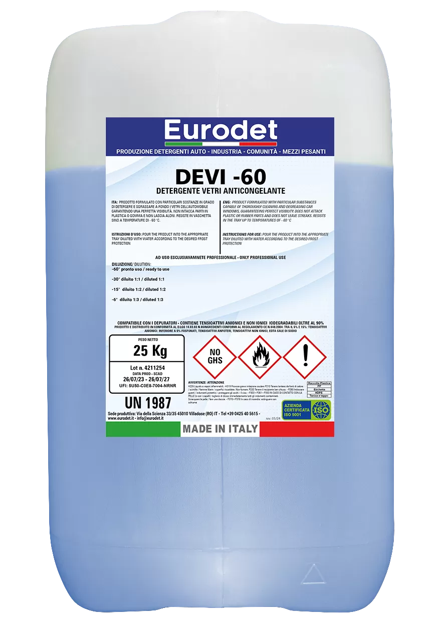 DEVI -60 Glasreiniger Frostschutz für Scheibenwaschanlage